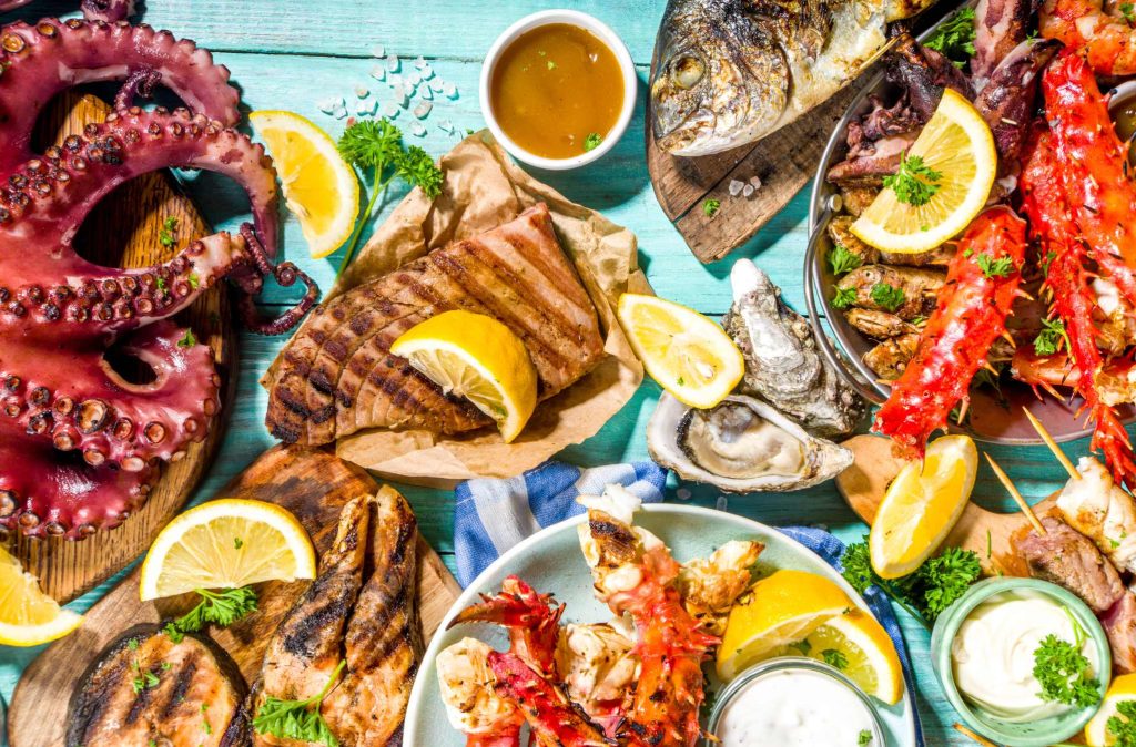 Safari blue Zanzibar food