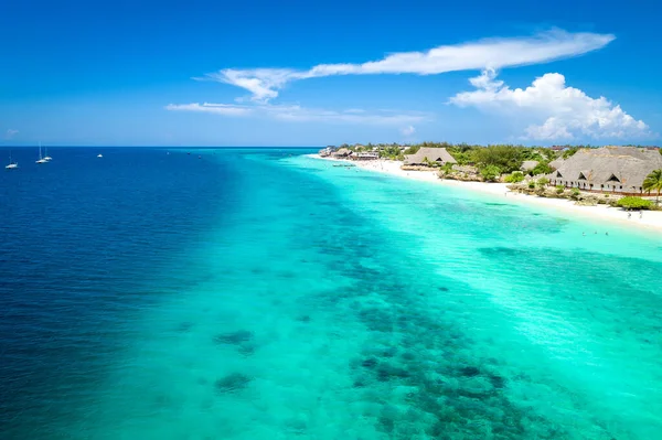 depositphotos 535658522 stock photo aerial view nungwi beach zanzibar