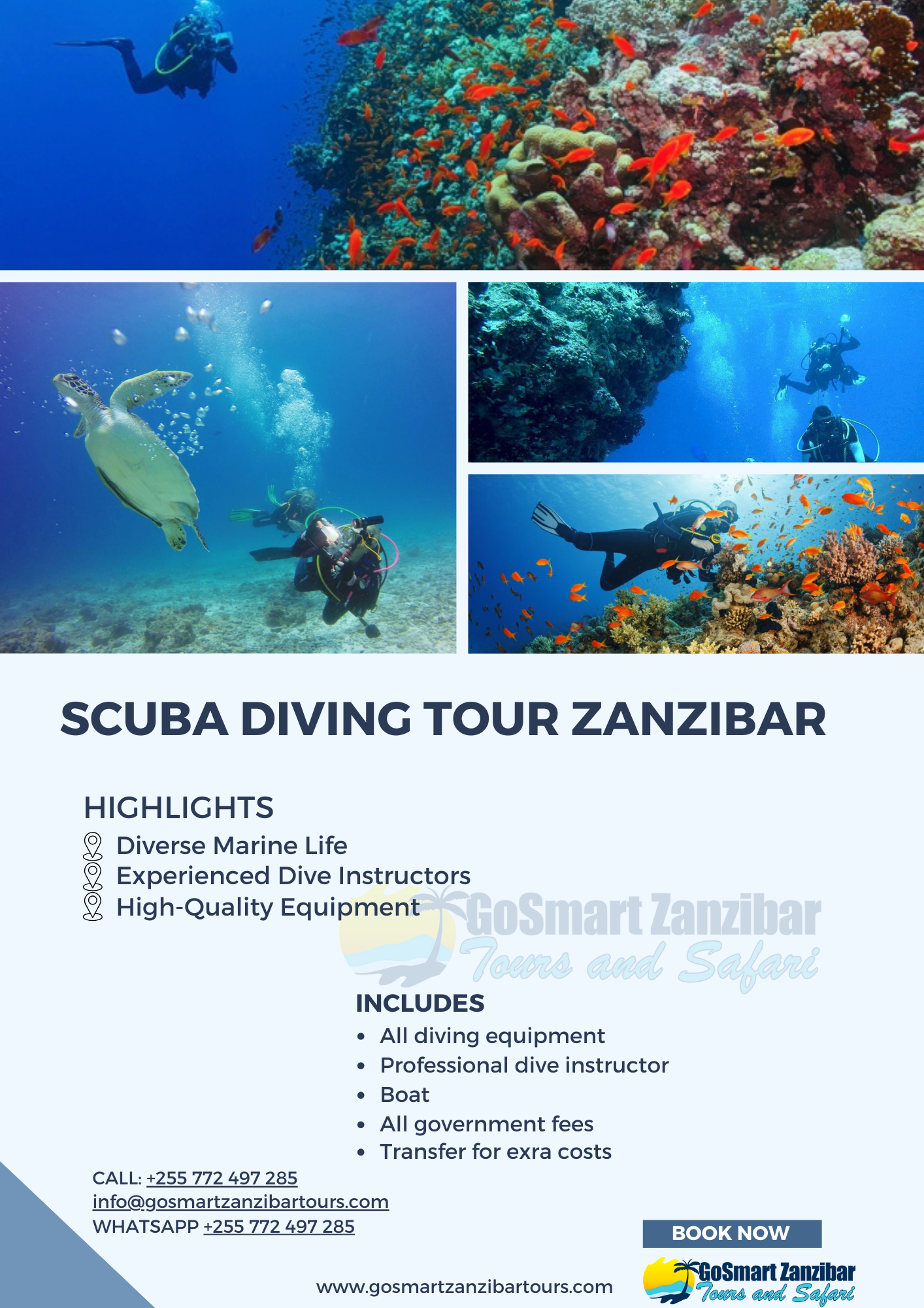 Scuba Diving Zanzibar | Book Now