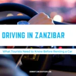 Driving in Zanzibar