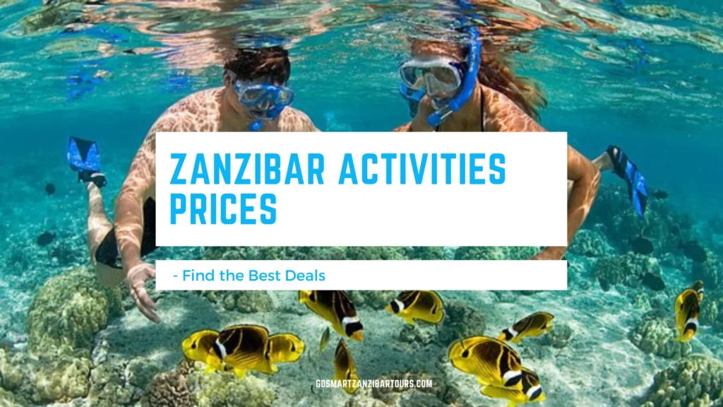 Zanzibar Activities Prices