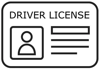 driver license icon illustration free vector e1746949758674