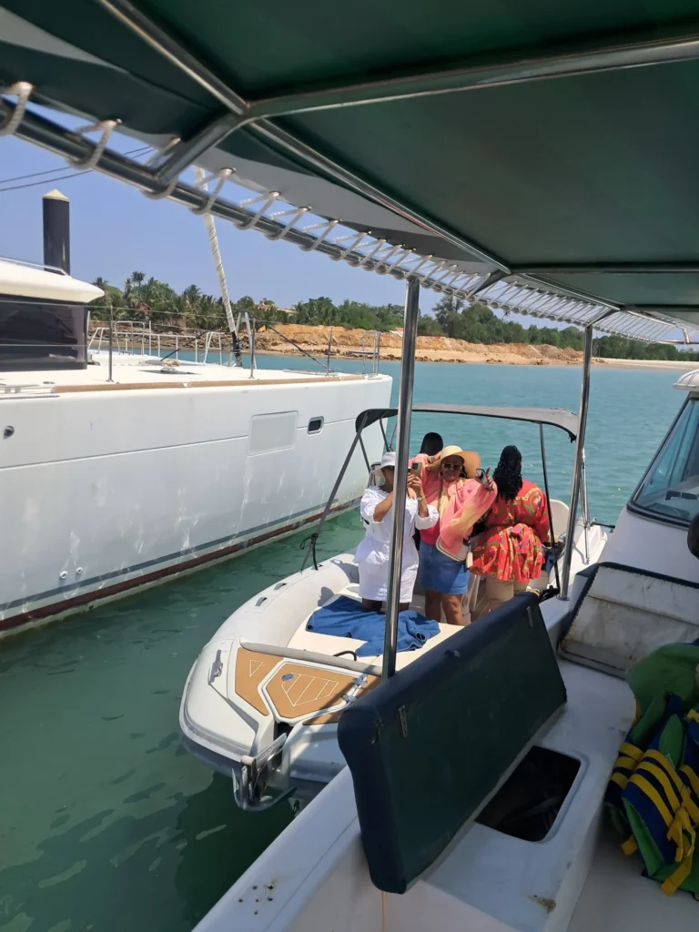 speed boat to Prison Island
