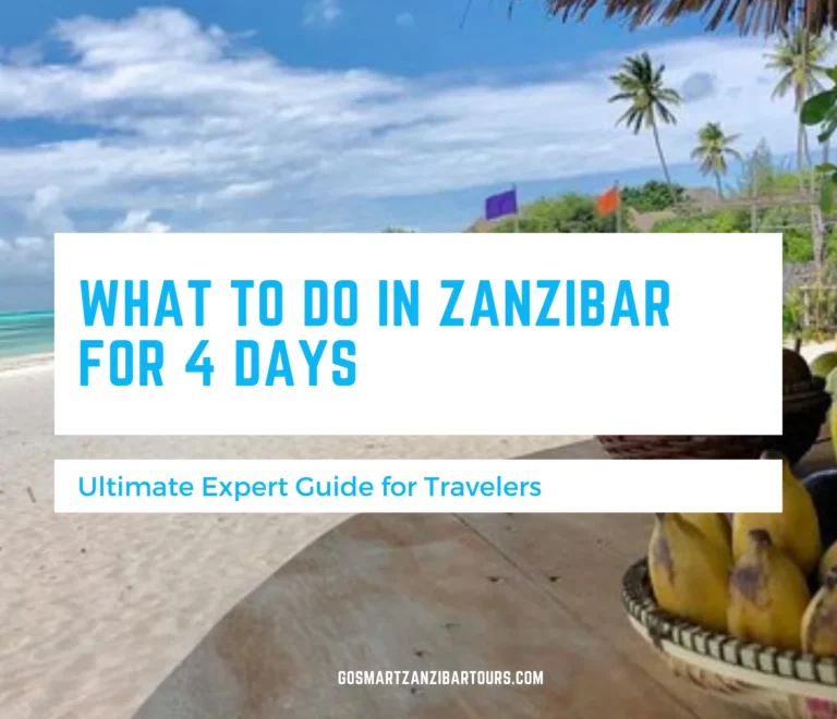 What to Do in Zanzibar for 4 Days