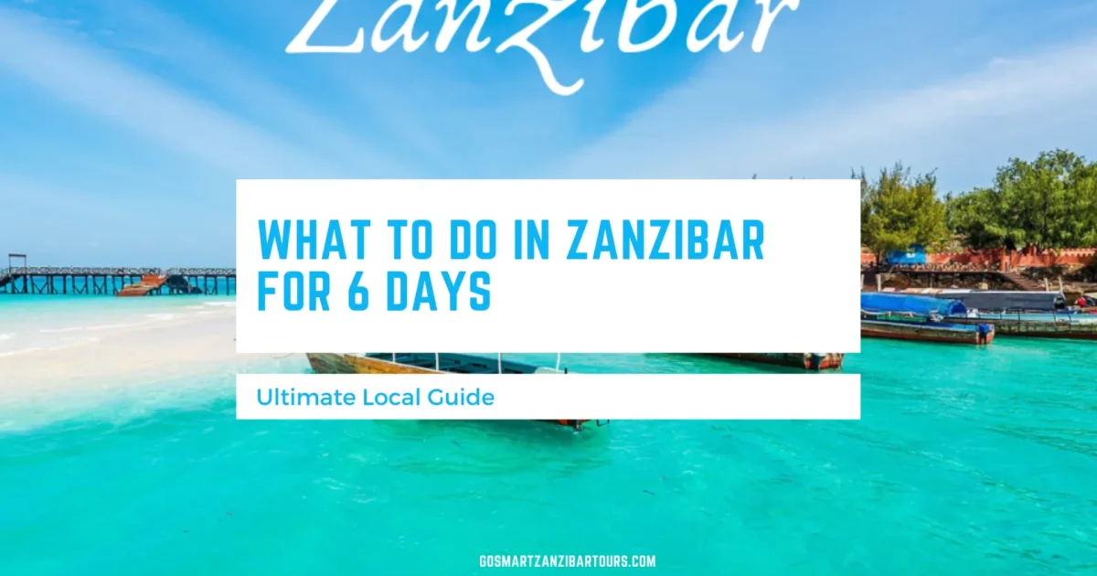 What to Do in Zanzibar for 6 Days